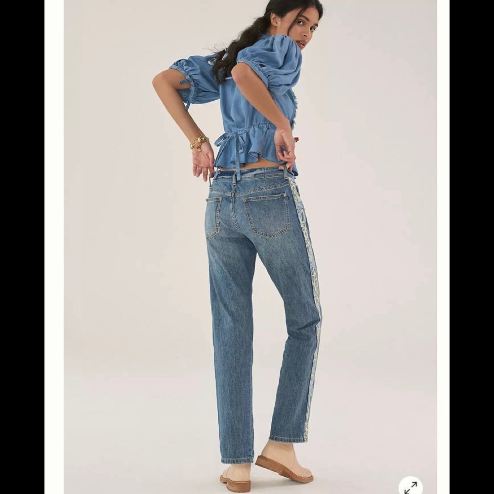 Anthropologie Pilcro The Slim Boyfriend Crop Jeans - Picture 4 of 4
